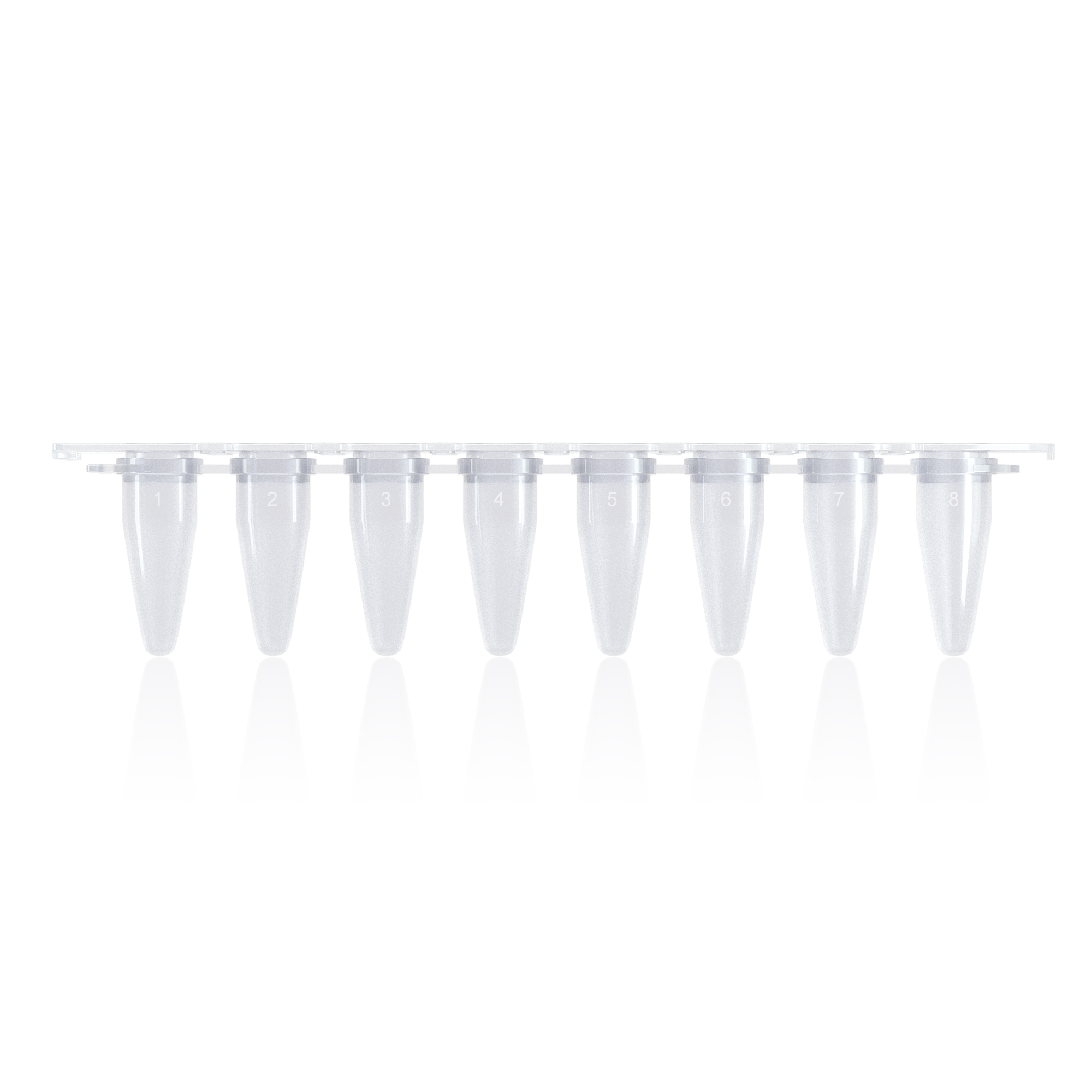 0.1 ml 8-Tube PCR Strips (with Caps)